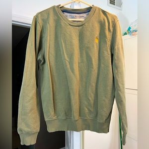 Green US Polo crew neck sweatshirt